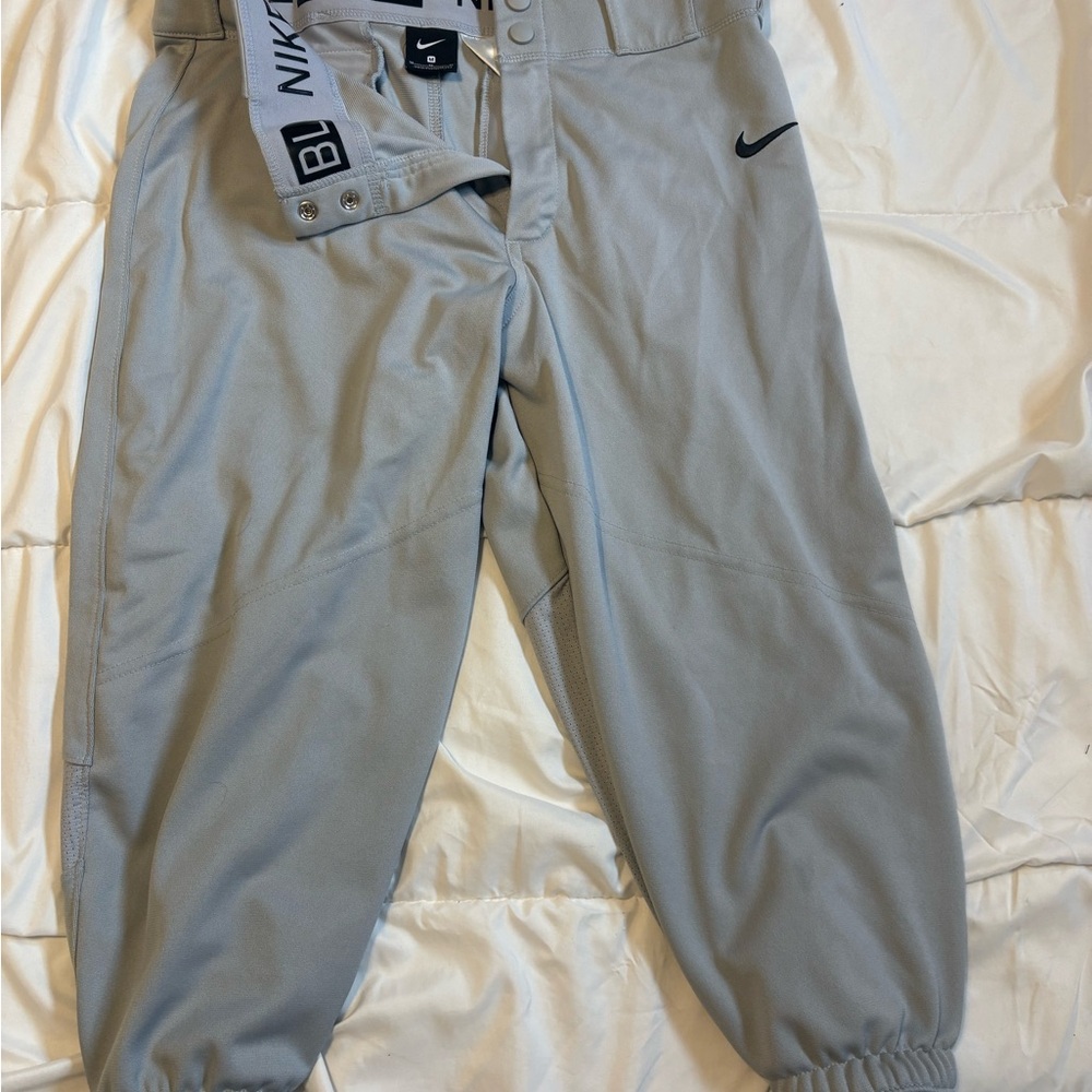 Nike Light Gray Baseball Pants